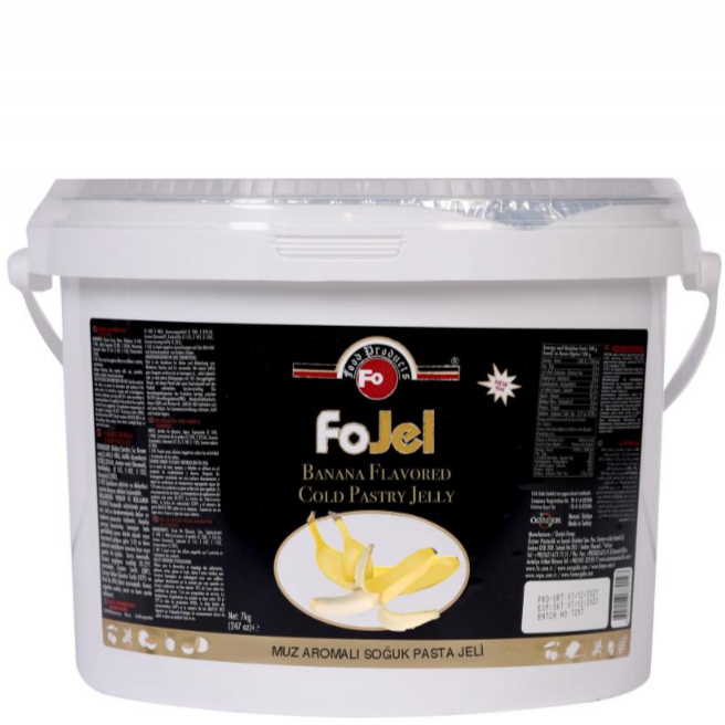 FO Banana Flavoured Cold Pastry Jelly 7 Kg