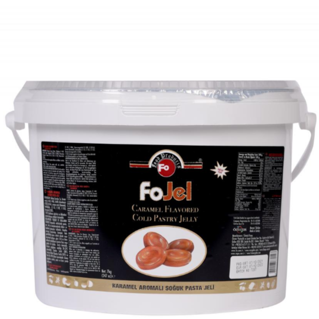 FO Caramel Flavoured Cold Pastry Jelly 7 Kg