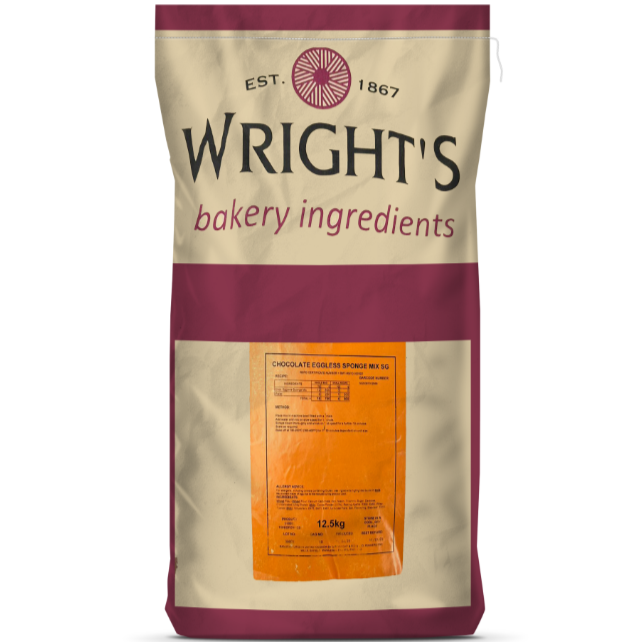 Wright's Eggless Chocolate Sponge Mix 12.5 Kg